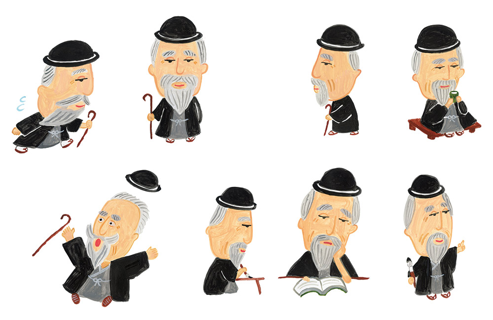 「河田小龍」イラストキャラクター