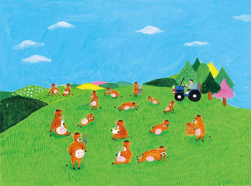 「雪ヶ峰牧場」お菓子パッケージ