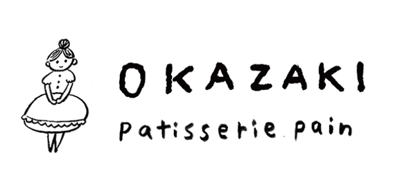 「OKAZAKI bakery」ロゴ・マーク